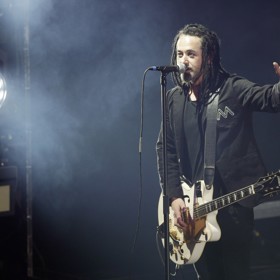 Kytarista Pepa Bolan z Mandrage.