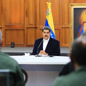 Venezuelský prezident Maduro. 