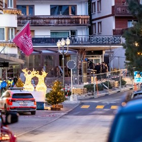 Bar, který v noci vyhořel.