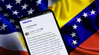 FOTO: Americký prezident Donald Trump potvrdil zajetí Madura.