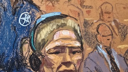 FOTO: Cilia Flores před americkým soudem.