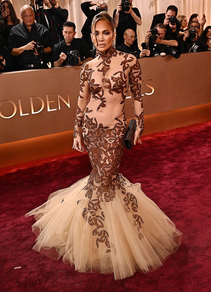 FOTO: Zpěvačka Jennifer Lopez na Zlatých glóbech.