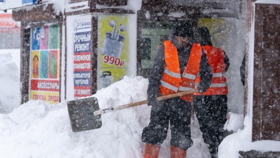 FOTO: V některých obchodech přerušili dodávku potravin.