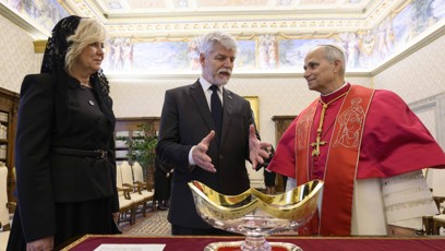 FOTO: Petr Pavel a Eva Pavlová se setkali s papežem.
