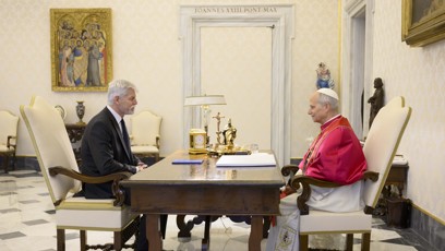 FOTO: Petr Pavel měl soukromou audienci u papeže.