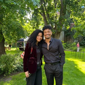 Sourozenci Bianca Cristovao a Ben Cristovao.