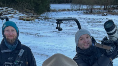 FOTO: Vojta Kotek natáčí nové díly Farmy Vojty Kotka.