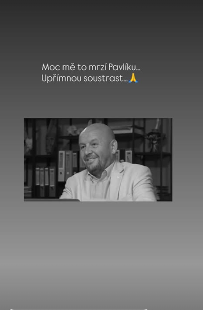 FOTO: Petra Nesvačilová poslala krátký vzkaz.