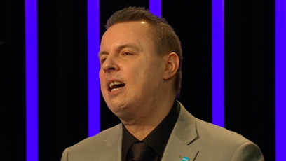 FOTO: Rajchl v pořadu Máte slovo.