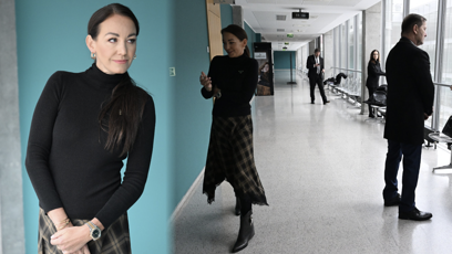 FOTO: Agáta Hanychová na výzvědách.