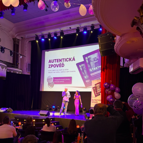 Křest knihy si sama zorganizovala.