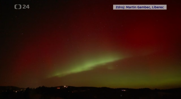 FOTO: Takto silná polární záře v Česku dlouho nebyla.