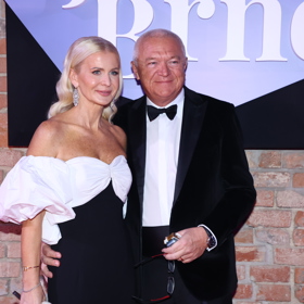 Jaroslav Faltýnek se svou manželkou Martinu Plézelovou.