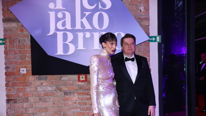FOTO: Aneta Vignerová a Petr Kolečko na Plese jako Brno.