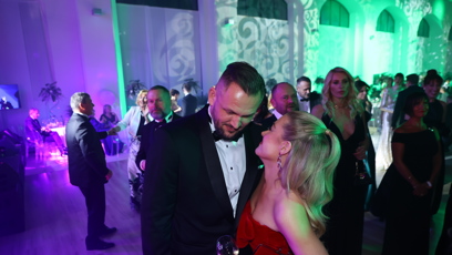 FOTO: Dominika Myslivcová s partnerem na plese.