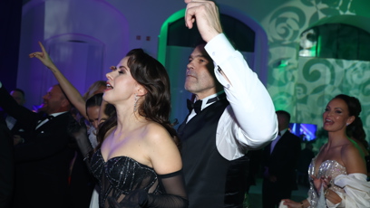 FOTO: Jaromír Jágr a Dominika Branišová na plese.