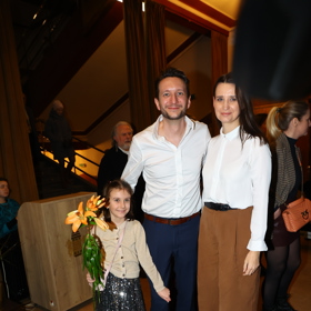 Václav Jílek vyvedl svou partnerku i dceru.