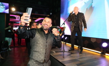 Karlos se bavil při koncertu Michala Davida.