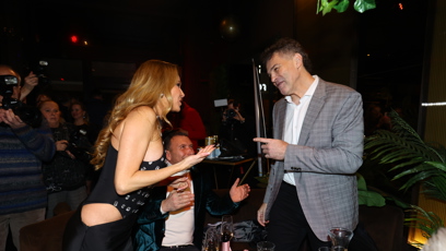 FOTO: Jaromír Jágr přišel podpořit Andreu Verešovou.