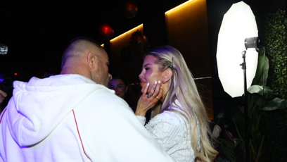 FOTO: Lela Ceterová a Karlos Vémola během večera.