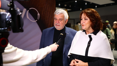 FOTO: Petr Štěpánek a Zlata Adamovská při rozhovoru pro eXtra.cz.