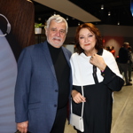 Petr Štěpánek a Zlata Adamovská jsou velmi milovníky dobrého jídla, proto na akci nemohli chybět. 