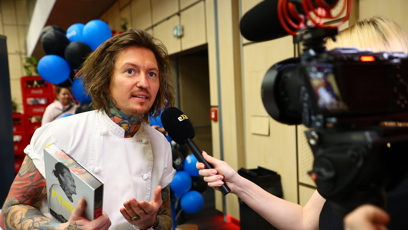 FOTO: Přemek Forejt při rozhovoru pro eXtra.cz.