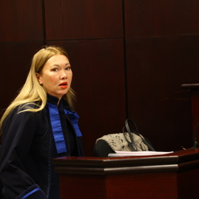 Advokátka údajné poškozené Klára Long Slámová.