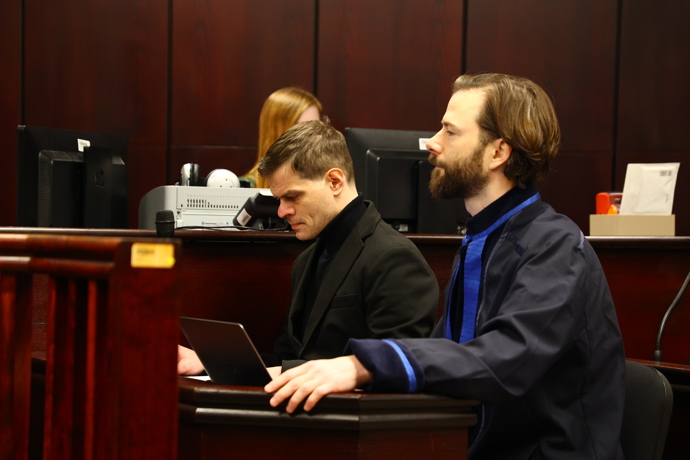 FOTO: Adam Kraus u soudu.