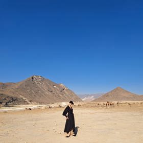 Ivana Jirešová v Ománu.