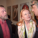 Jana Brejchová byla vyhlášenou krasavicí. Dokonce se jí přezdívalo "česká Bardotka". Na snímku s partnerem Jiřím Zahajským a Jiřím Bartoškou.