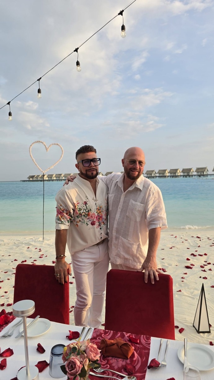 FOTO: Osmany Laffita oslavil Valentýn s partnerem na Maledivách. – stránka 2