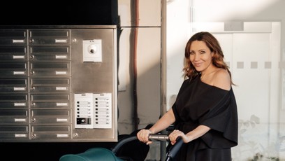 FOTO: Olga Lounová dostala kočárek za porod a Valentýna.