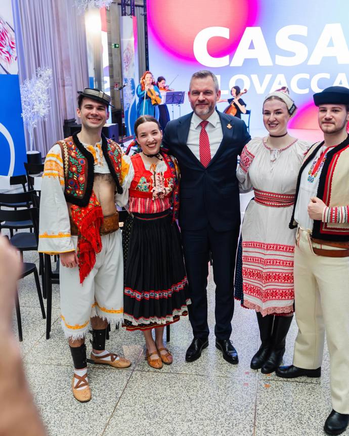 FOTO: Slovenský prezident Peter Pellegrini na olympiádě.
