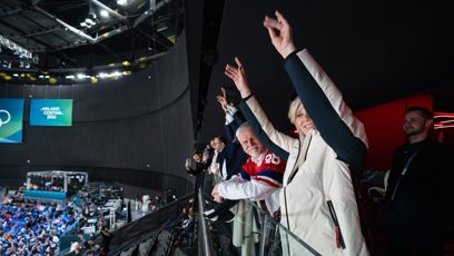 FOTO: Petr Pavel i jeho žena fandí Česku.