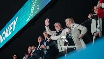 FOTO: Prezident Petr Pavel fandí spolu s manželkou Evou.