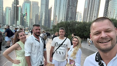 FOTO: Milan Šátek vyrazil na dovolenou do Dubaje.