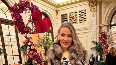 FOTO: Zpěvačka Lenka Graf oslavila své letošní narozeniny a Valentýna ve velkém stylu.