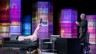 FOTO: Patricie Solaříková předvedla stojku.