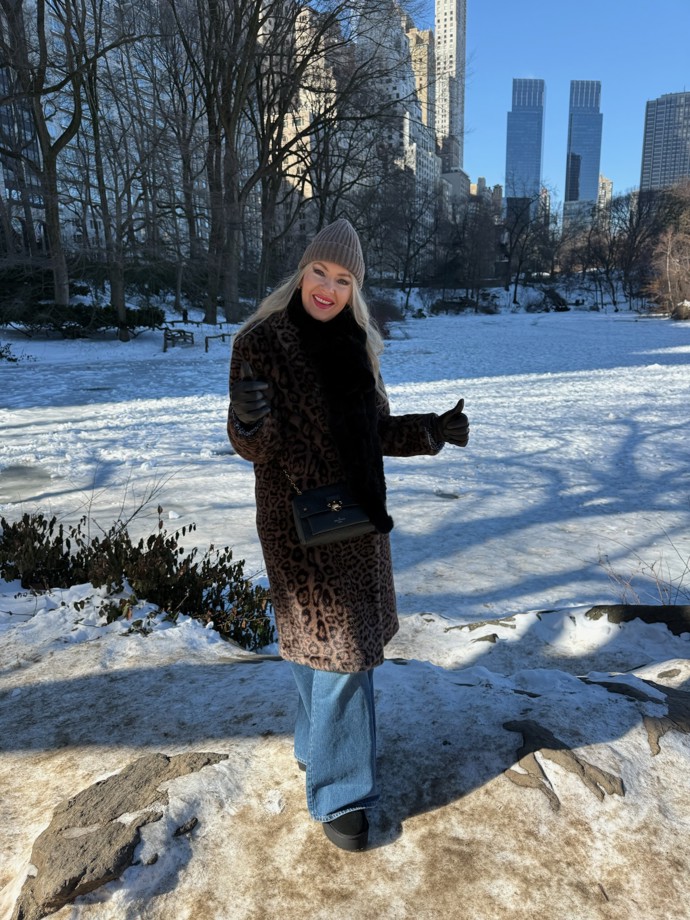 FOTO: S manželem vyrazili na luxusní a pečlivě naplánovaný výlet přímo do zasněženého New Yorku. – stránka 3