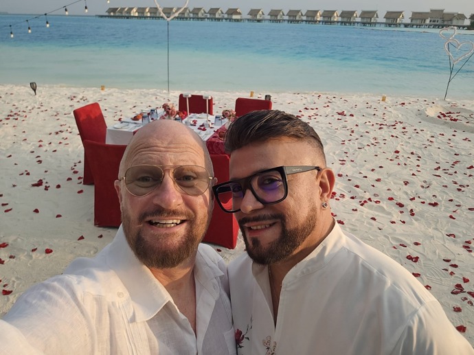 FOTO: Osmany Laffita oslavil Valentýn s partnerem na Maledivách. – stránka 3