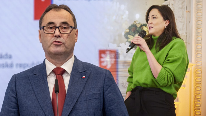 FOTO: Moderátorka Tereza Řezníčková ostře umlčela ministra Borise Šťastného.