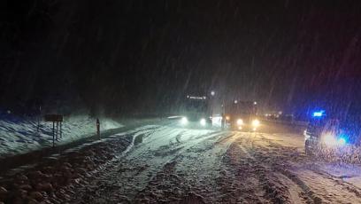 FOTO: Policie ČR varuje před sněhovou kalamitou.