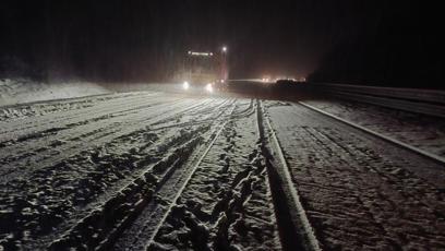 FOTO: Dálnice D1 je v oblasti Vysočina nesjízdná.