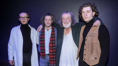 FOTO: Bolek Polívka a jeho tři synové, František, Vladimír a Jan.