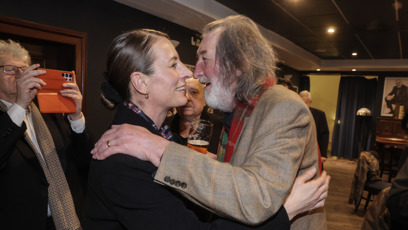 FOTO: Bolek Polívka se zdravil se svou dcerou Annou Polívkovou.