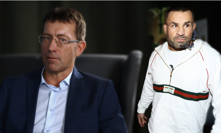 Novinář Jiří Hynek a Karlos Vémola