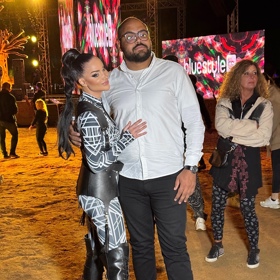 DJka v rámci konceptu Blů Vibes CK Blue Style vystoupila v egyptském hotelu Malikia Resort Abu Dabbab.