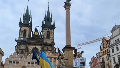 FOTO: Demonstrace na podporu Ukrajiny.