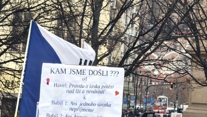 FOTO: Demonstrace na podporu Ukrajiny.